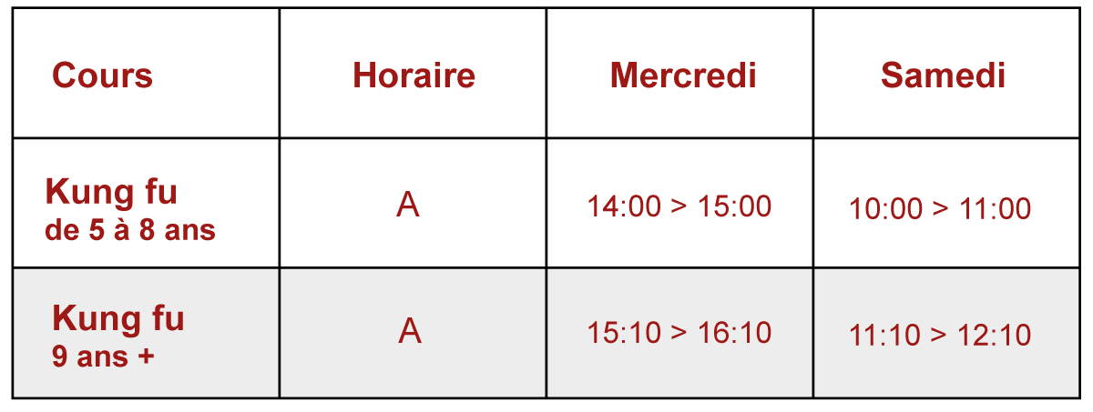Horaires vacances Bxl